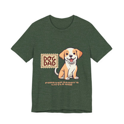 Dog Dad T-Shirt, Perfect Gift for Pet Lovers, Father's Day Apparel, Unisex Casual Tee, Dog Lover Shirt, Cute Dog Dad Design