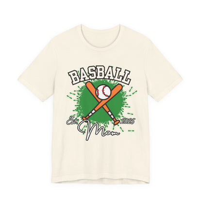 Baseball Mom Unisex Jersey Tee - Soft Cotton Shirt for Sports Enthusiasts, Great Gift for Mother's Day, Game Day Apparel, Team Spirit Wear