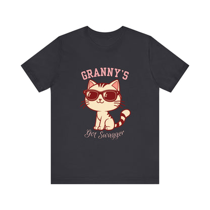 Cool Cat Grandma Tee | Fun Cat Shirt, Gifts for Cat Lovers, Quirky Quote Top, Cat Mom Gift, Casual Wear