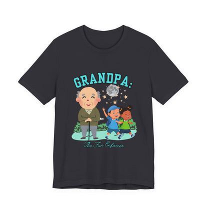 Grandpa's Fun Explorer Tee, Grandfather Gift, Family Reunion Shirt, Cute Kids T-Shirt, Dad Joke Apparel