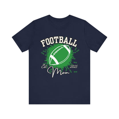 Football Mom Tee, Unisex Short Sleeve T-Shirt, Perfect Gift for Sports Moms, Game Day Apparel, Casual Weekend Wear