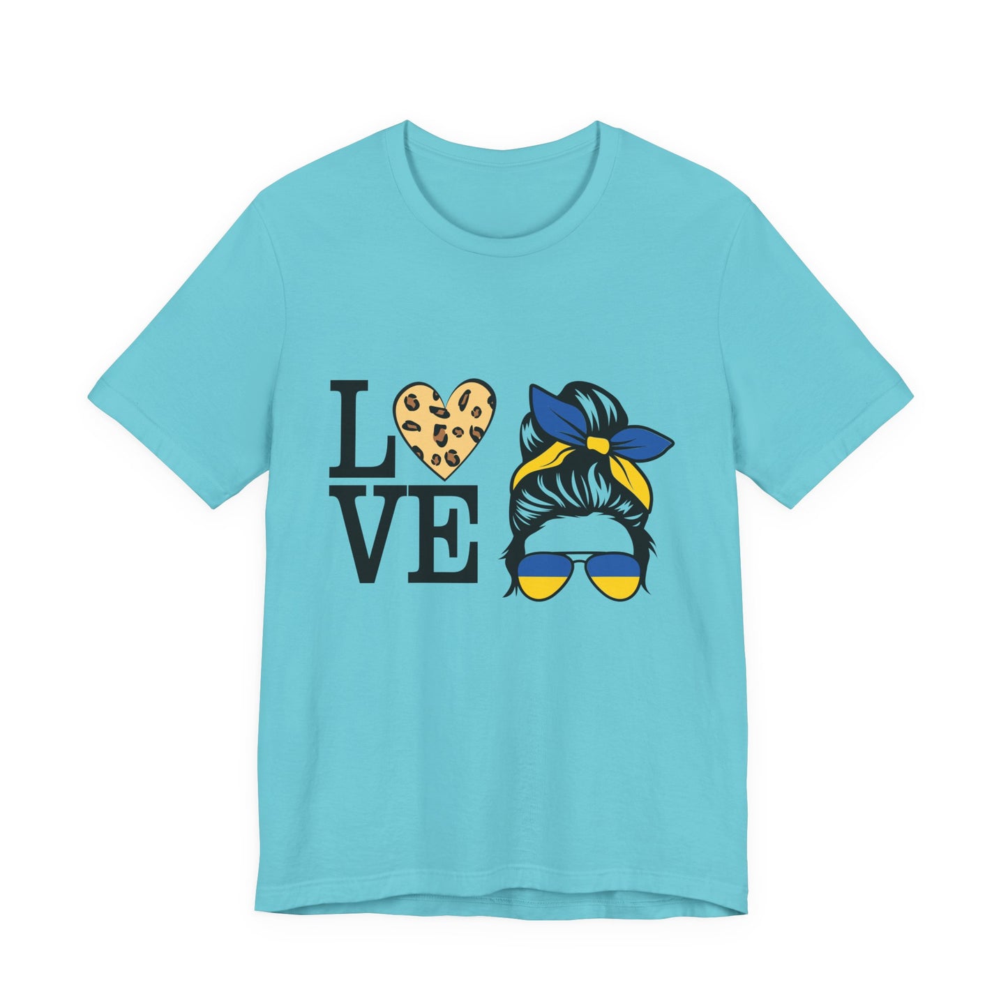 Stylish Love Graphic Tee, Casual Shirt, Gift for Her, Summer Fashion, Trendy Outfit, Valentine's Day, Birthday Gift