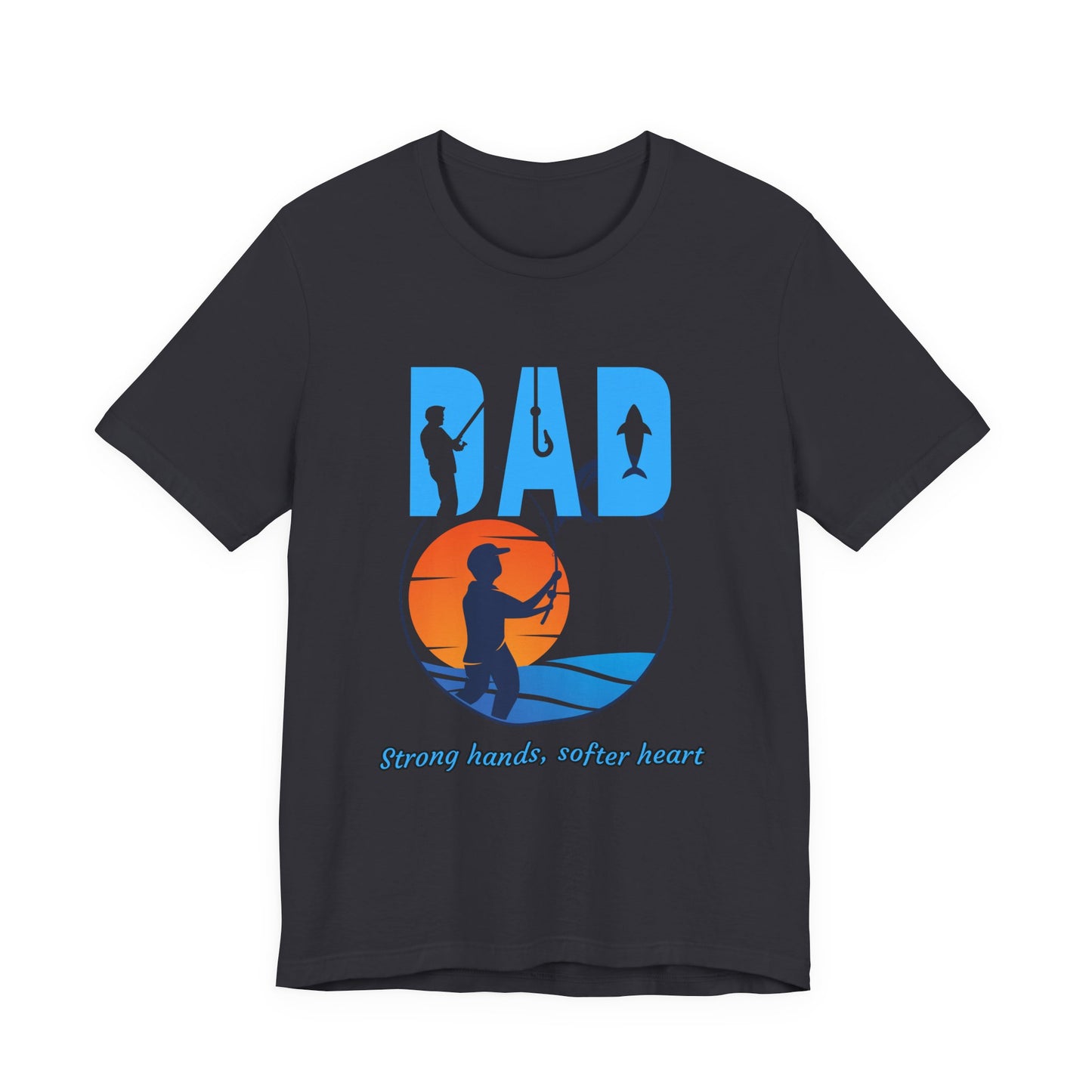 Fishing Dad Tee - Strong Hands, Soft Heart | Great Gift for Father's Day, Casual Wear, Outdoor Adventures, Dad's Birthday, Summer [...]