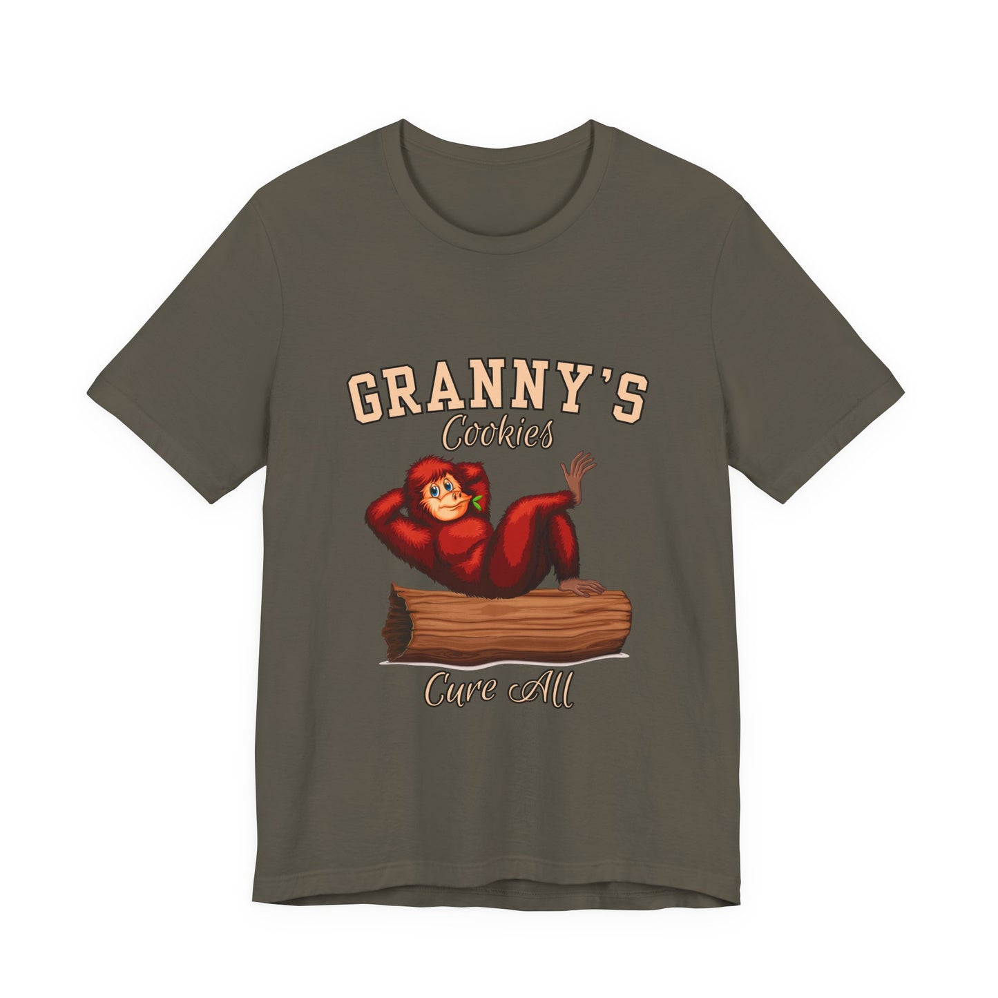 Granny's Cookies Unisex Tee, Cute Cookie Lover Gift, Baking T-Shirt, Funny Foodie Apparel, Family Gathering Shirt, Holiday Gift Idea
