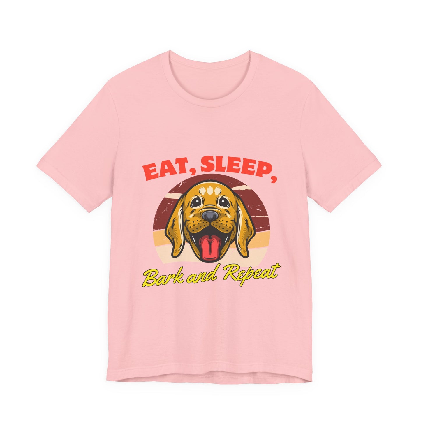 Dog Lover's Eat, Sleep, Bark Tee | Funny Pet T-Shirt, Gift for Dog Owners, Cute Canine Apparel, Dog Mom Shirt, Animal Lover Tops
