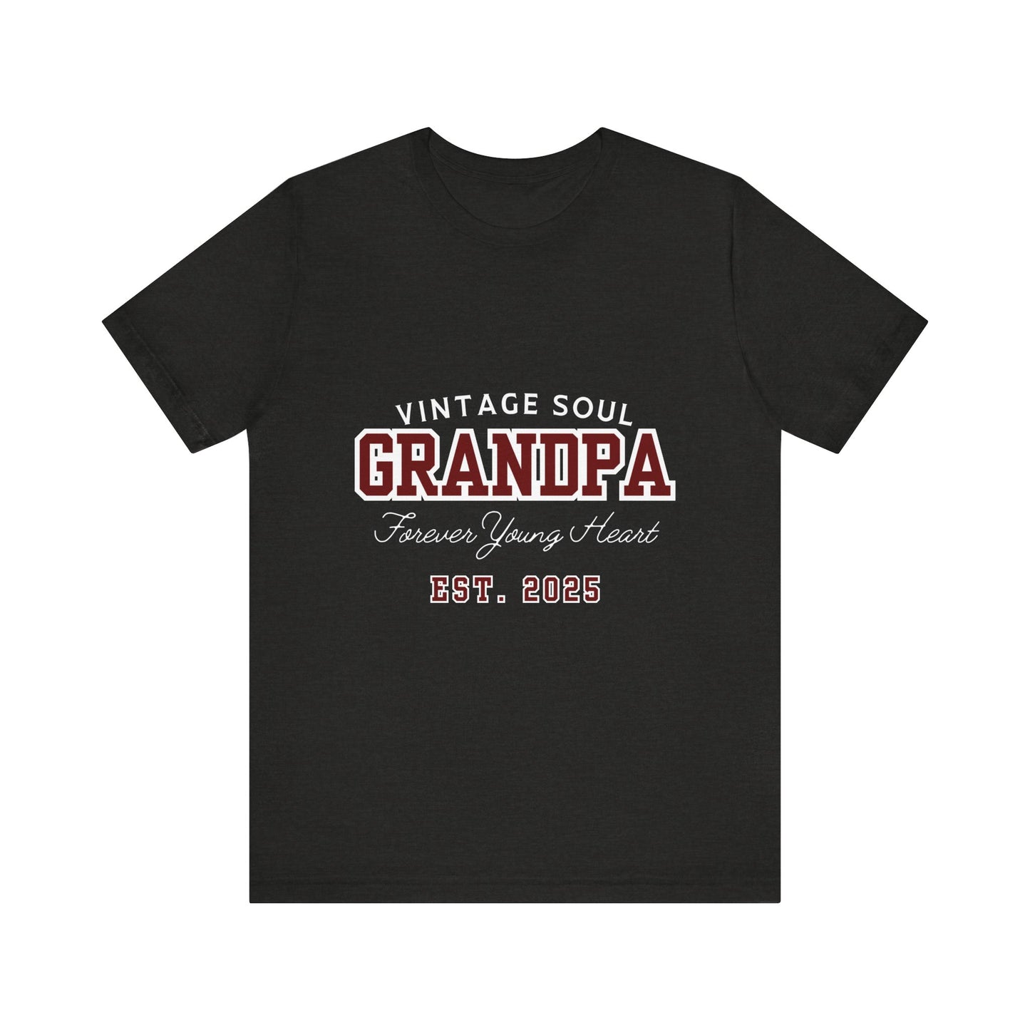 Vintage Soul Grandpa Tee | Perfect Gift for New Grandpas, Father's Day Present, Casual Wear, Family Gatherings, Comfortable Style