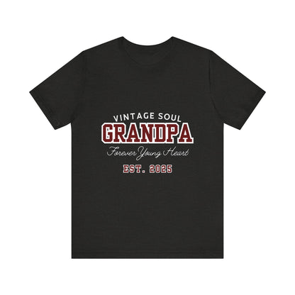 Vintage Soul Grandpa Tee | Perfect Gift for New Grandpas, Father's Day Present, Casual Wear, Family Gatherings, Comfortable Style