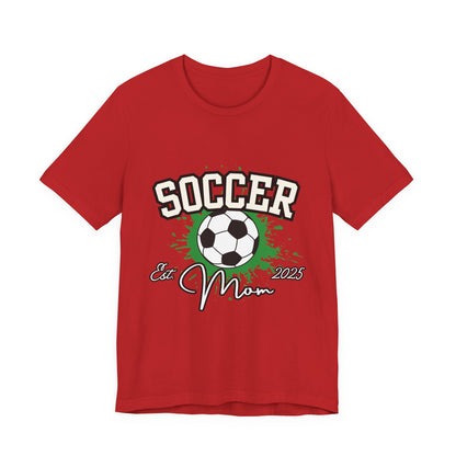Soccer Mom Pride Unisex Jersey Tee, Sports Shirt, Gift for Soccer Lovers, Casual Wear, Athletic Tee, Soccer Mom Gift