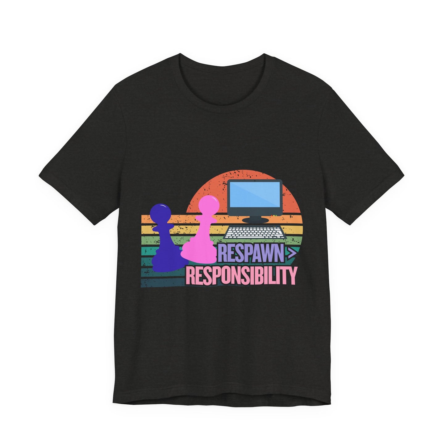 Retro Gaming Tee - Respawn Responsibility T-Shirt for Gamers, Unisex Short Sleeve Jersey, Fun Gift for Birthdays, Holidays, Casual [...]