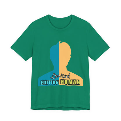 Limited Edition Human Tee - Unisex Jersey Short Sleeve T-Shirt, Casual Wear, Gift for Him/Her, Fun Birthday Gift, Trendy Graphic Tee