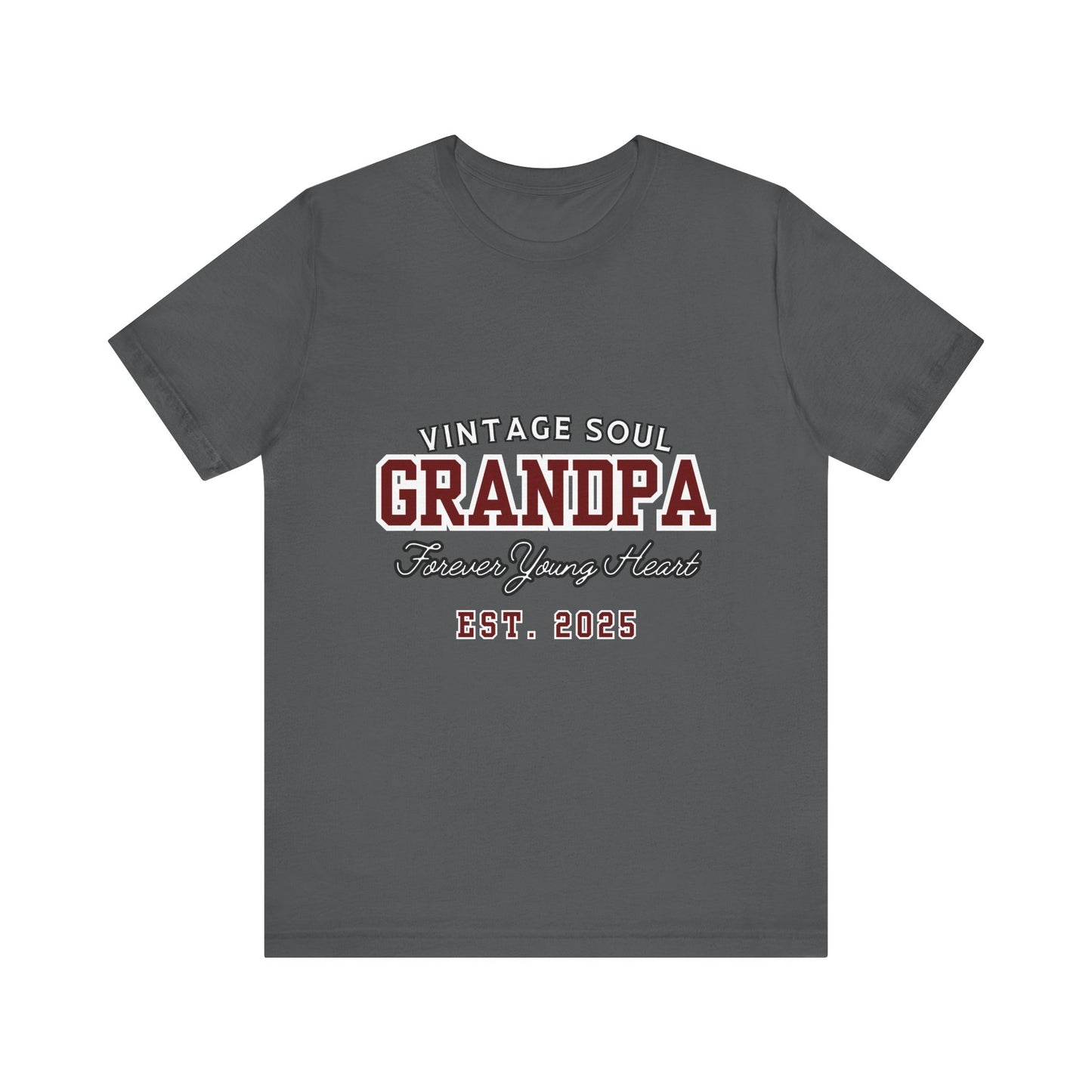 Vintage Soul Grandpa Tee | Perfect Gift for New Grandpas, Father's Day Present, Casual Wear, Family Gatherings, Comfortable Style