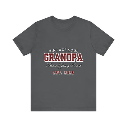 Vintage Soul Grandpa Tee | Perfect Gift for New Grandpas, Father's Day Present, Casual Wear, Family Gatherings, Comfortable Style
