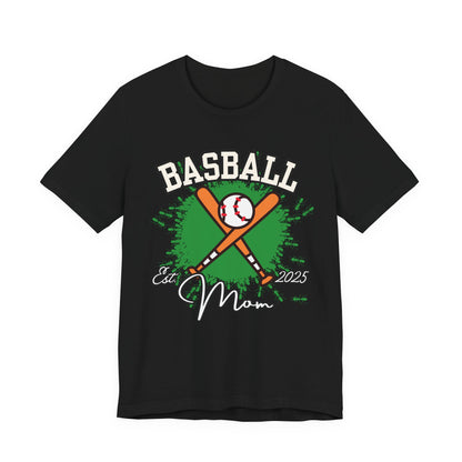 Baseball Mom Unisex Jersey Tee - Soft Cotton Shirt for Sports Enthusiasts, Great Gift for Mother's Day, Game Day Apparel, Team Spirit Wear