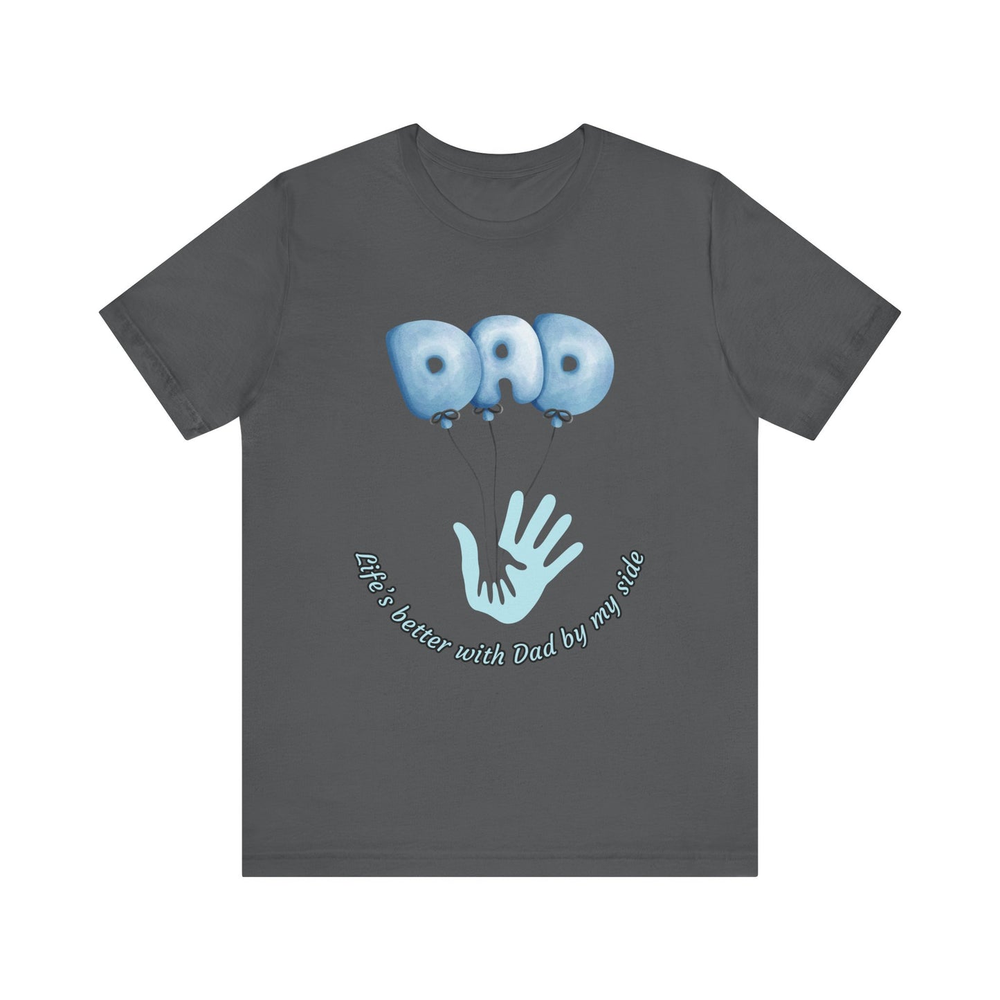 Dad Balloon Tee, Father’s Day Gift, Unisex T-Shirt, Birthday Present, Love for Dad, Family Celebration Apparel