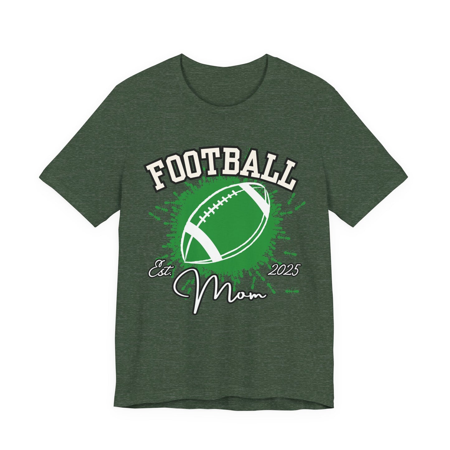 Football Mom Tee, Unisex Short Sleeve T-Shirt, Perfect Gift for Sports Moms, Game Day Apparel, Casual Weekend Wear