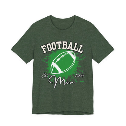 Football Mom Tee, Unisex Short Sleeve T-Shirt, Perfect Gift for Sports Moms, Game Day Apparel, Casual Weekend Wear