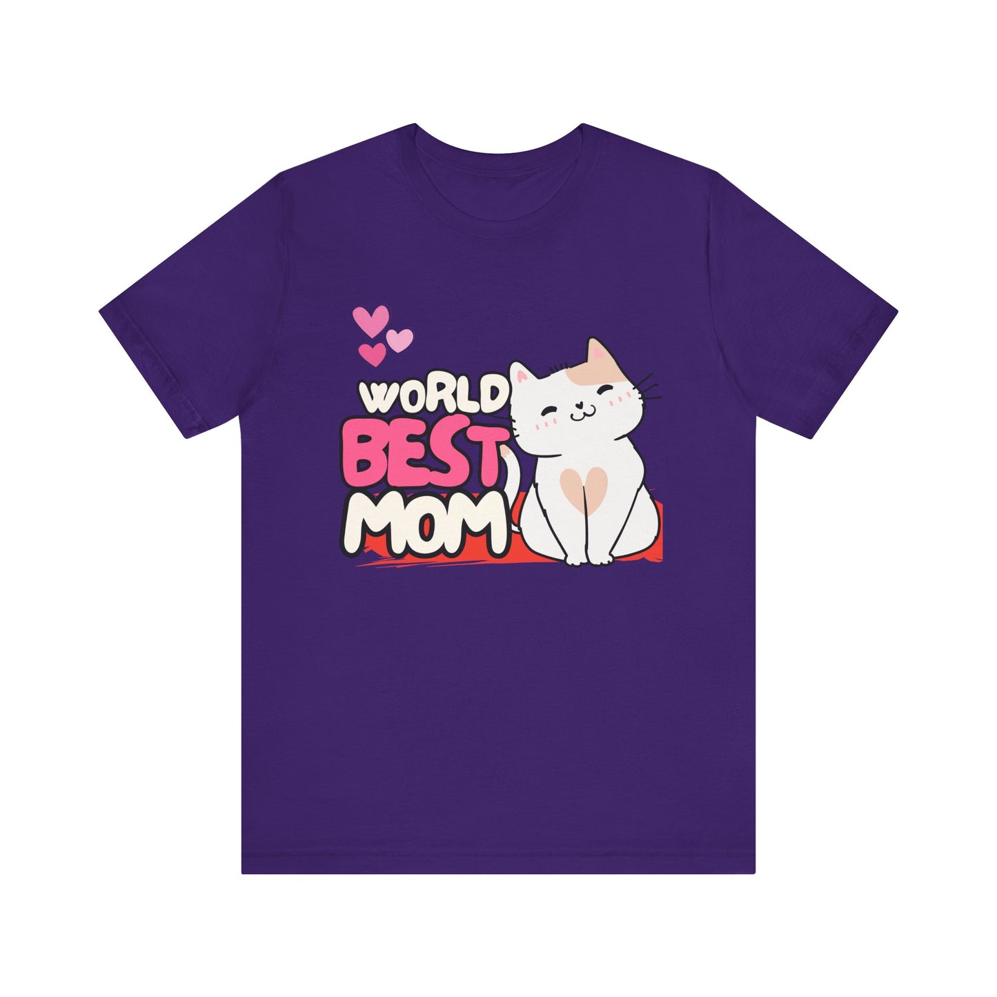 World's Best Mom Kitty Cat Tee, Unisex T-Shirt for Cat Lovers, Mother's Day Gift, Casual Wear, Kids and Moms Matching Shirts, Cute Pet Lover [...]