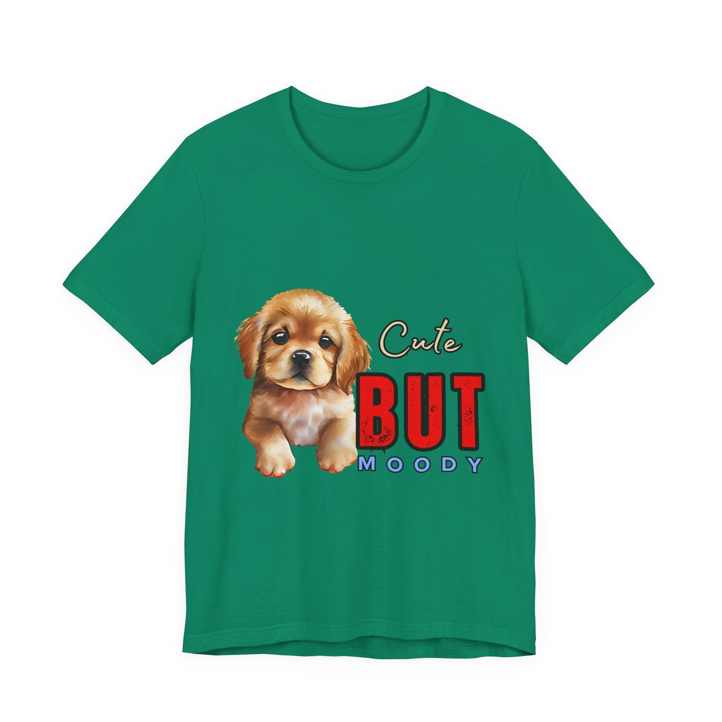 Cute But Moody Puppy T-Shirt, Dog Lover Gift, Unisex Casual Tee, Fun Pet Apparel, Birthday Gift for Animal Lovers