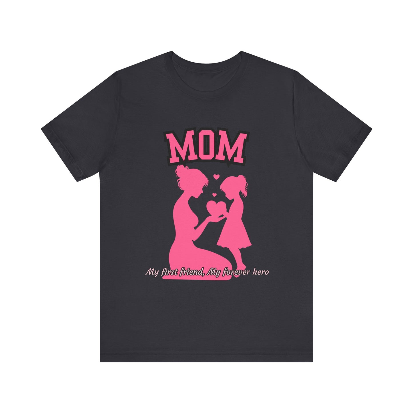 Mom and Daughter Love Tee | Unisex Jersey T-shirt for Mother's Day, Birthday Gift, Family Outing, Casual Wear, Heartwarming Gift