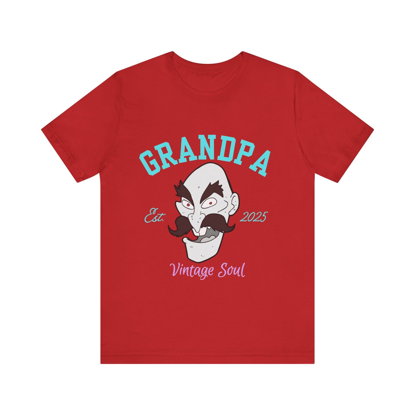 Grandpa Est 2025 Vintage Soul Tee, Funny Grandpa Gift, Unisex T-Shirt, Father's Day, Vintage Style, Gift for Grandpa