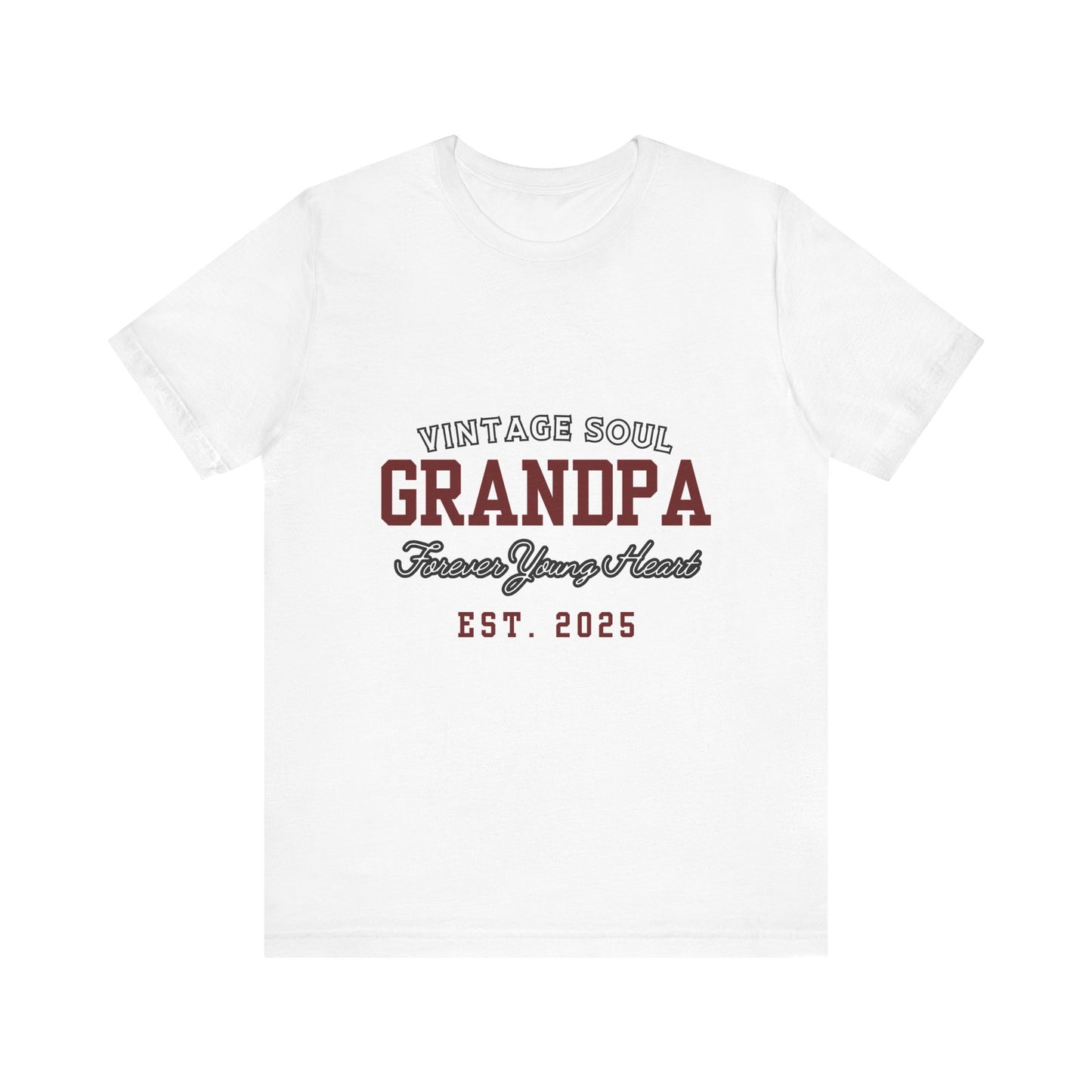 Vintage Soul Grandpa Tee | Perfect Gift for New Grandpas, Father's Day Present, Casual Wear, Family Gatherings, Comfortable Style