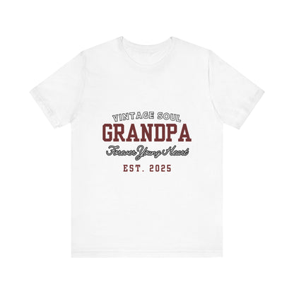 Vintage Soul Grandpa Tee | Perfect Gift for New Grandpas, Father's Day Present, Casual Wear, Family Gatherings, Comfortable Style