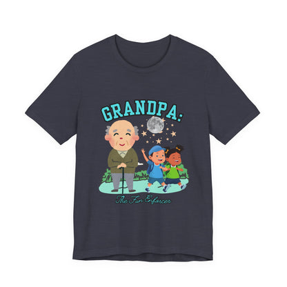Grandpa's Fun Explorer Tee, Grandfather Gift, Family Reunion Shirt, Cute Kids T-Shirt, Dad Joke Apparel