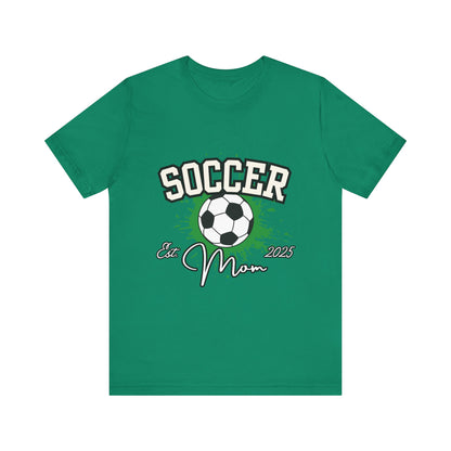 Soccer Mom Pride Unisex Jersey Tee, Sports Shirt, Gift for Soccer Lovers, Casual Wear, Athletic Tee, Soccer Mom Gift