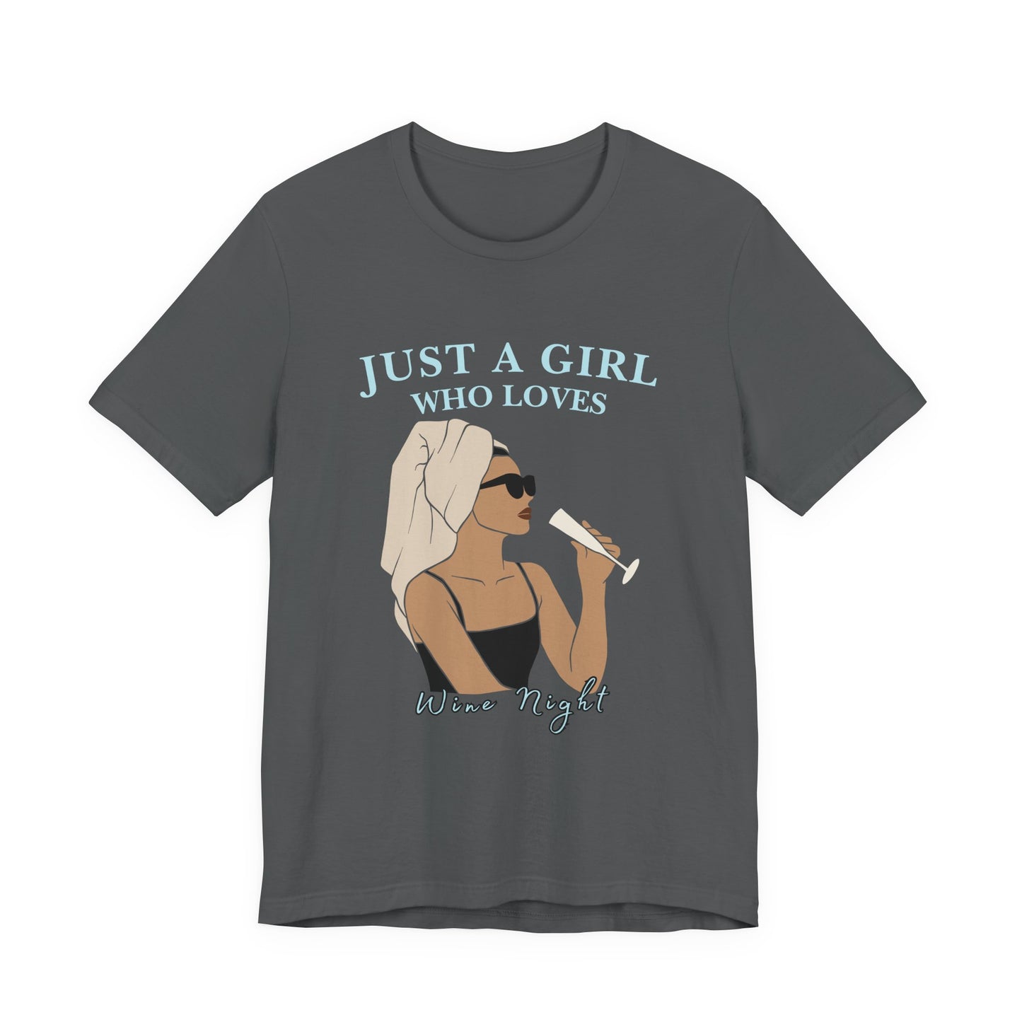 Chic Wine Lover Tee | Just A Girl Who Loves Wine Night Shirt, Gift for Wine Enthusiasts, Relaxation Outfit, Perfect for Parties, Girls [...]