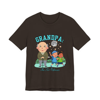 Grandpa's Fun Explorer Tee, Grandfather Gift, Family Reunion Shirt, Cute Kids T-Shirt, Dad Joke Apparel