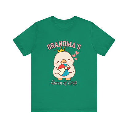 Grandma's Queen of Corgis Tee, Cute Pet Lovers Shirt, Gift for Dog Moms, Unique Grandma Gift, Casual T-Shirt, Fun Animal Tee