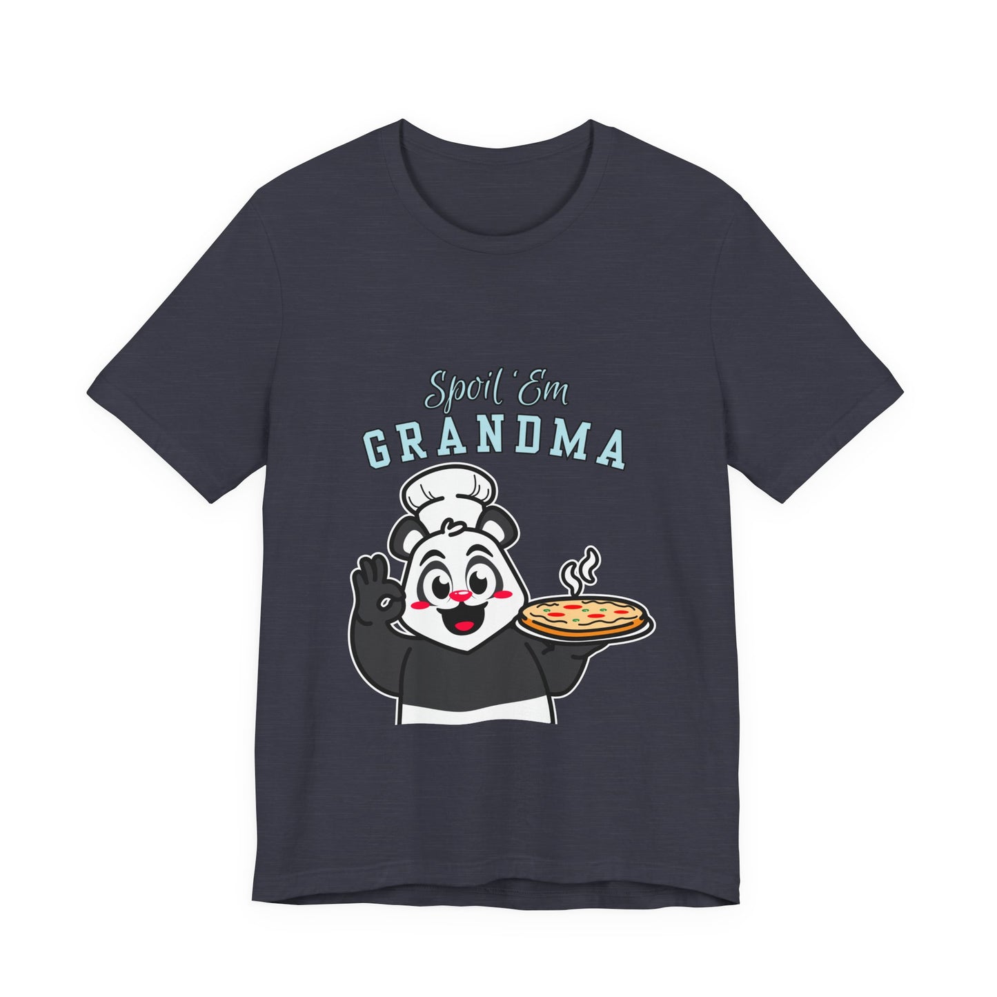 Cute Grandma Cooking Tee, Fun Family Gift, Unisex T-Shirt, Cute Chef Panda Design, Birthday, Mother's Day, Casual Wear