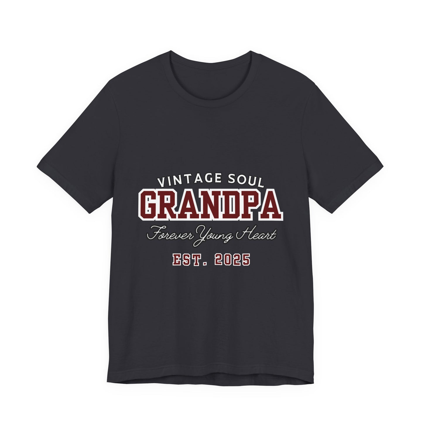 Vintage Soul Grandpa Tee | Perfect Gift for New Grandpas, Father's Day Present, Casual Wear, Family Gatherings, Comfortable Style