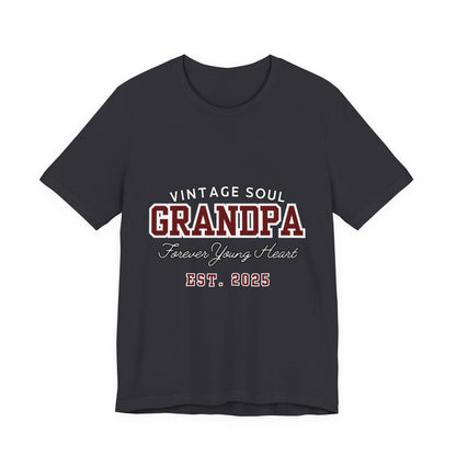 Vintage Soul Grandpa Tee | Perfect Gift for New Grandpas, Father's Day Present, Casual Wear, Family Gatherings, Comfortable Style