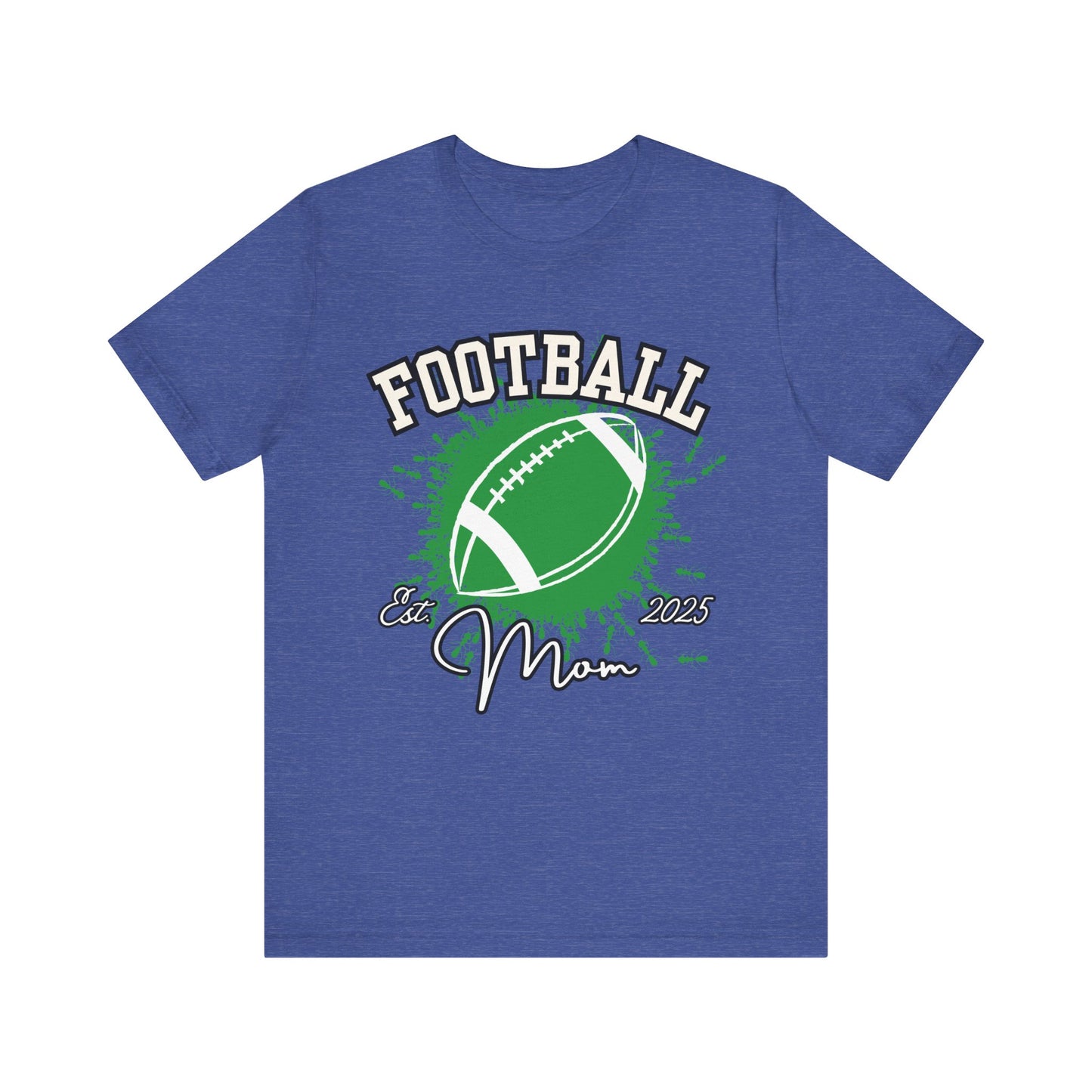 Football Mom Tee, Unisex Short Sleeve T-Shirt, Perfect Gift for Sports Moms, Game Day Apparel, Casual Weekend Wear