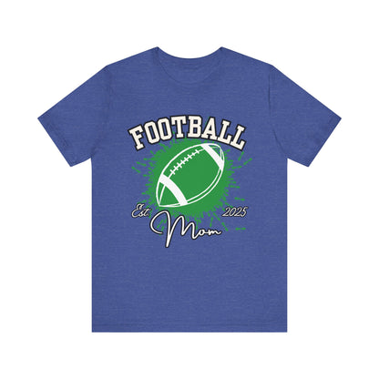 Football Mom Tee, Unisex Short Sleeve T-Shirt, Perfect Gift for Sports Moms, Game Day Apparel, Casual Weekend Wear