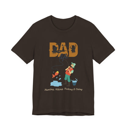 Dad Life Fishing Tee, Perfect for Fathers Day, Outdoor Adventures, Casual Wear, Gift for Dads, Fishing Enthusiasts