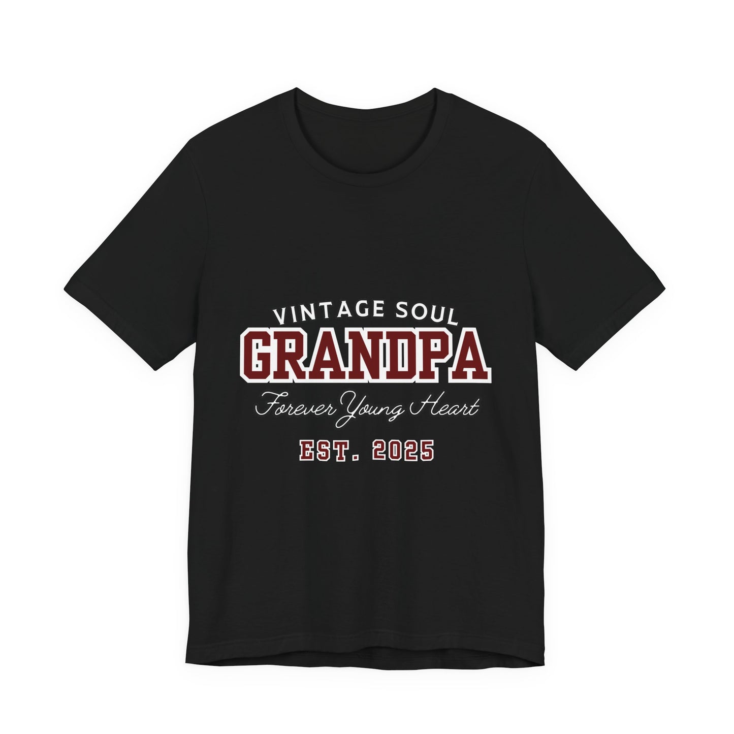 Vintage Soul Grandpa Tee | Perfect Gift for New Grandpas, Father's Day Present, Casual Wear, Family Gatherings, Comfortable Style
