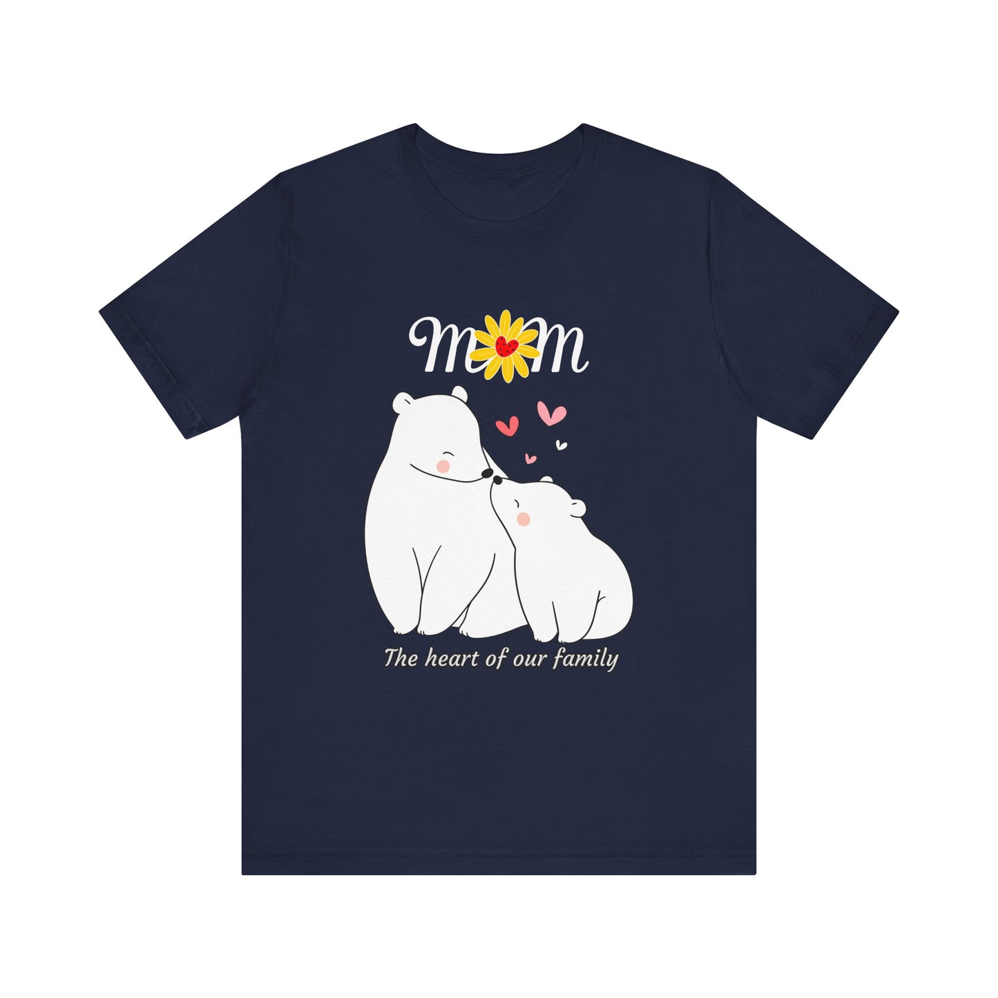 Mom Love Short Sleeve Tee, Cute Mom Shirt, Gift for Mom, Family Tee, Mother's Day Shirt, Mother's Day Gift