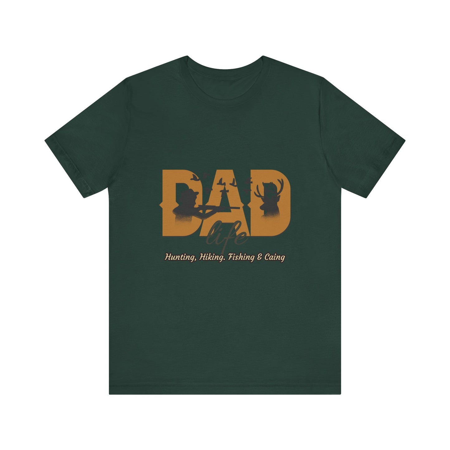 Dad Life Short Sleeve Tee - Celebrate Fatherhood, Gift for Dads, Casual Everyday Wear, Father's Day, Family Gatherings, Outdoor Adventures