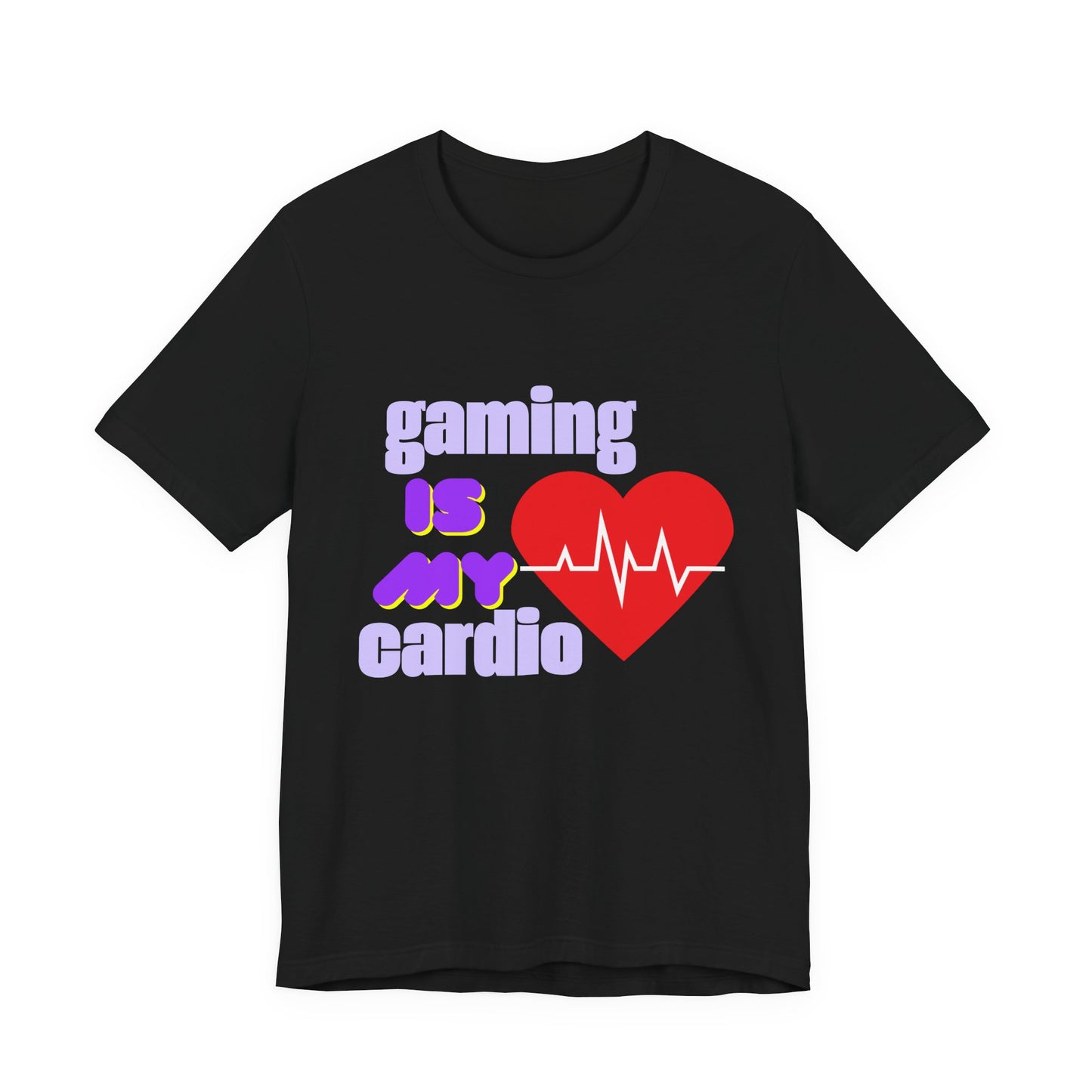 Gaming Is My Cardio Tee, Unisex T-Shirt, Gamer Shirt, Casual Wear, Perfect Gift for Gamers, Fun Graphic Tee