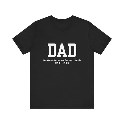 Dad Est. 1986 Unisex Tee - Gift for Father's Day, Birthday Tee, Casual Wear, Family T-Shirt, Dad's Day Out