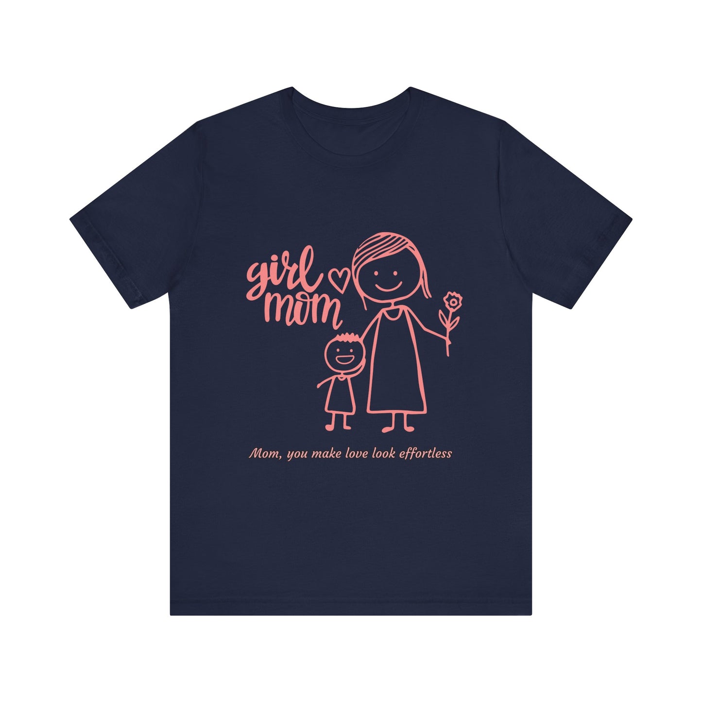 Mom Love Graphic Tee - Cute Mother's Day Gift, Family T-Shirt, Gift for Mom, Cute Apparel, Unisex Shirt