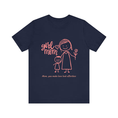 Mom Love Graphic Tee - Cute Mother's Day Gift, Family T-Shirt, Gift for Mom, Cute Apparel, Unisex Shirt