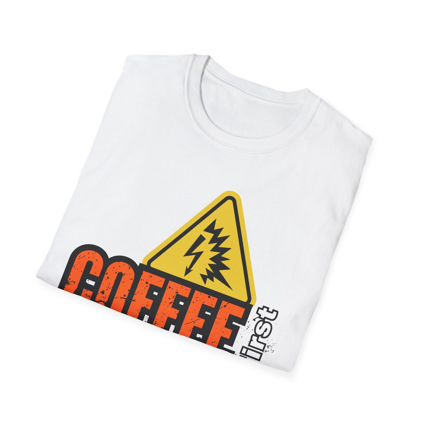 Coffee First Circuits Second Unisex T-Shirt, Funny Gift for Engineers, Electrician Tee, Tech Lover Apparel, Casual Wear, Birthday Gift