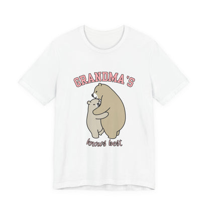 Grandma's Bears Unisex Short Sleeve Tee, Cute T-Shirt for Grandma, Gift for Grandparents, Birthday Gift, Family Matching Outfits