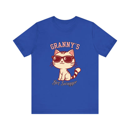 Cool Cat Grandma Tee | Fun Cat Shirt, Gifts for Cat Lovers, Quirky Quote Top, Cat Mom Gift, Casual Wear