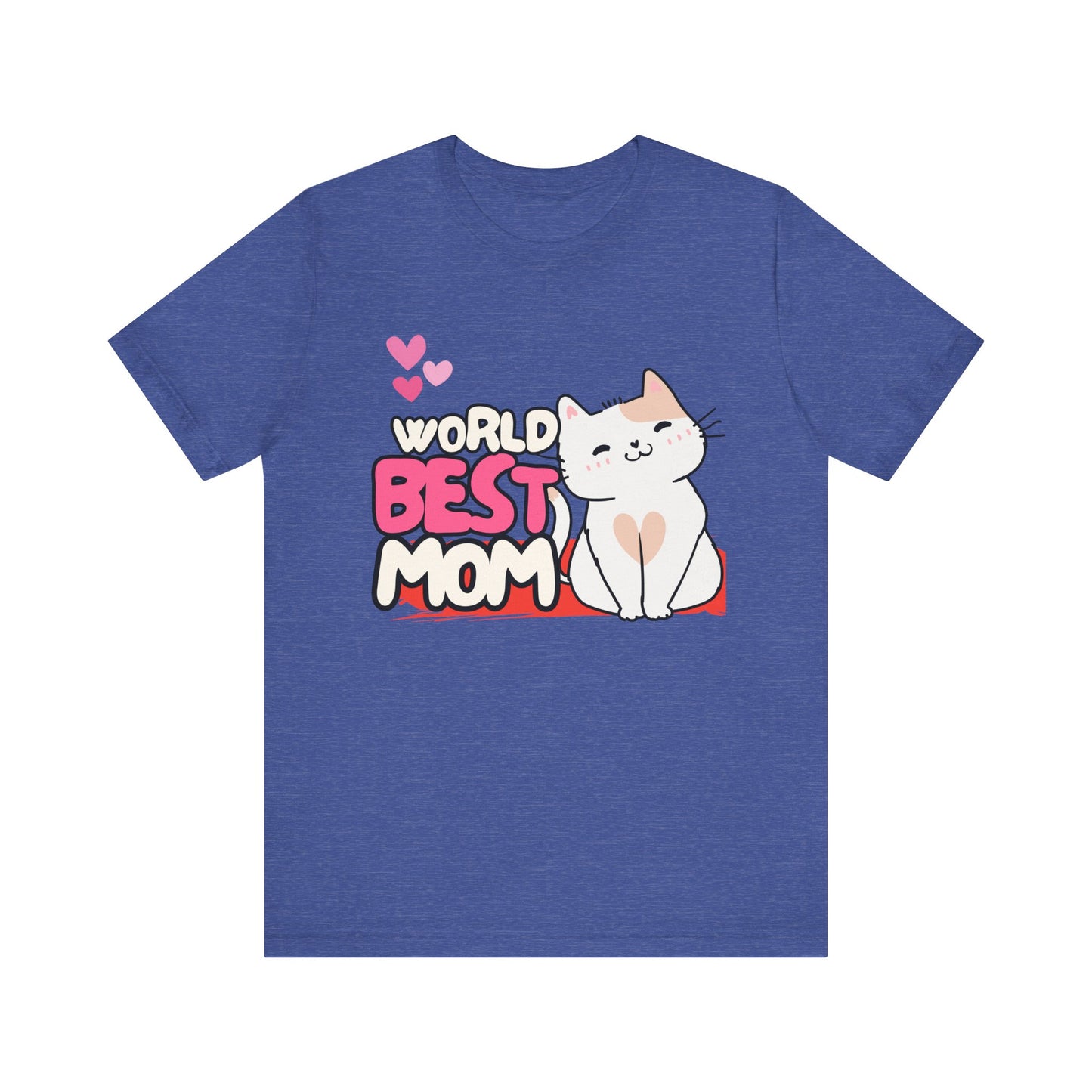 World's Best Mom Kitty Cat Tee, Unisex T-Shirt for Cat Lovers, Mother's Day Gift, Casual Wear, Kids and Moms Matching Shirts, Cute Pet Lover [...]