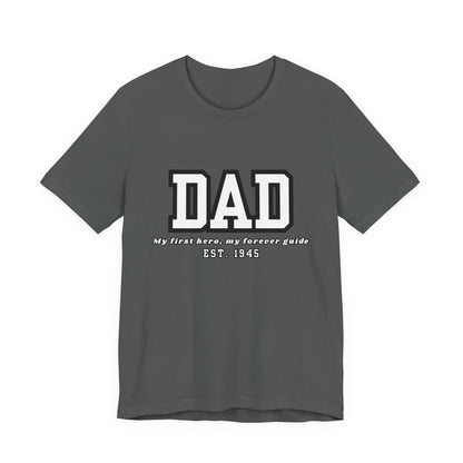 Dad Est. 1986 Unisex Tee - Gift for Father's Day, Birthday Tee, Casual Wear, Family T-Shirt, Dad's Day Out