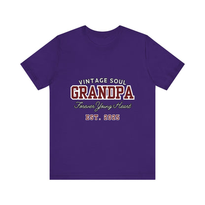 Vintage Soul Grandpa Tee | Perfect Gift for New Grandpas, Father's Day Present, Casual Wear, Family Gatherings, Comfortable Style